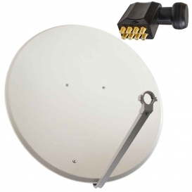 More about PremiumX SAT Anlage 100cm Satellitenschüssel Aluminium Octo LNB