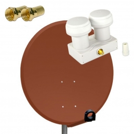 More about PremiumX SAT Anlage 80cm Antenne Aluminium Single Monoblock WE F-Stecker