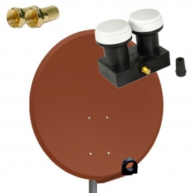 More about PremiumX SAT Anlage 80cm Antenne Aluminium Single Monoblock F-Stecker