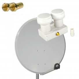 More about PremiumX SAT Anlage 80cm Antenne Aluminium Single Monoblock WE F-Stecker