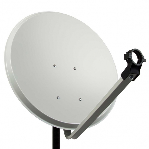 PremiumX SAT Anlage 80cm Antenne Aluminium Quad Monoblock WE F-Stecker