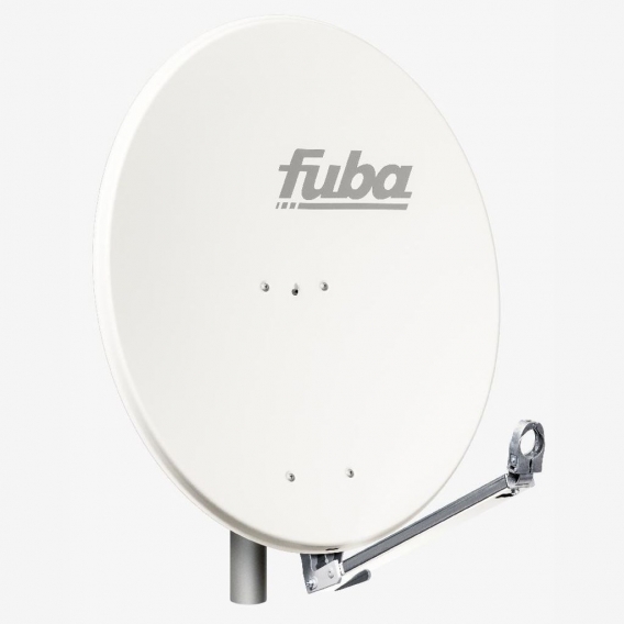 Fuba DAL 800 W Satellitenantenne 80cm Alu Weiß PremiumX LNB Quad 8x F-Stecker