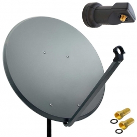 More about PremiumX SAT Anlage 100cm Antenne Aluminium Single LNB 2x F-Stecker