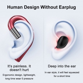 More about Bluetooth-Kopfhörer,,kabellos,,ohne,Ohrstecker,,Headset,mit,Mikrofon,,Einzel,Ohr-Geräuschunterdrückung,,schmerzfreies,Tragen