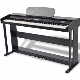 More about Duolm Digitalpiano mit 88 Tasten und Pedalen Schwarz Melaminplatte