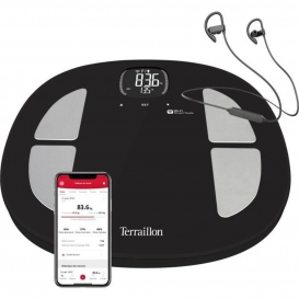 More about TERRAILLON 14853 - Run and Fit verbundener Impedanzmesser + In-Ear-Kopfhörer - WLAN, Bluetooth - 32,4x34,2cm - Schwarz