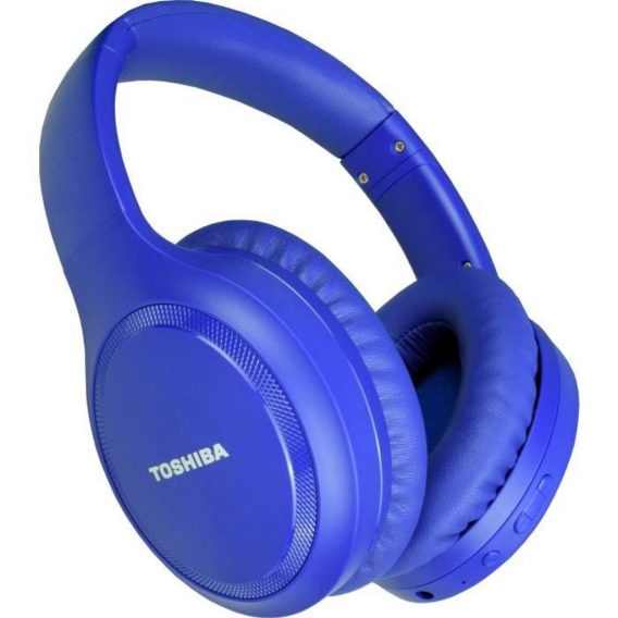 TOSHIBA RZE-BT1200HL - On-Ear-Bluetooth-Headset - Noise Cancelling - 22dB - Freisprechfunktion - Blau