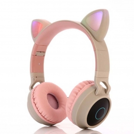 More about Head-Mounted Kids Kopfhörer, Bluetooth 5.0Wireless Headphone, Faltbare Cat Ear LED-Licht für Erwachsene, Kinder Lernen, Spiele, 