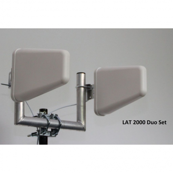 Wittenberg LAT 2000 DUO SET Universalantenne für alle Netze, 790-2690 Mhz, weiß