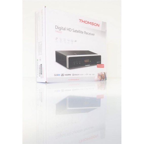 Thomson THS 222 HDTV Receiver, DVB-S2, EPG, Ethernet, Free-to-Air, USB-Anschluss