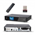 VU+ UNO 4K SE Sat Receiver DVB-S2 Linux UHD 2160p H.265 mit PremiumX Wlan Stick