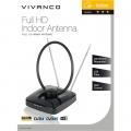 ViVanco™Full HD Antenne Indoor, Ring Design, regelbar, LTE Filter