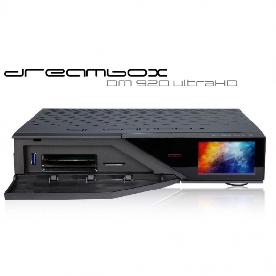 Dreambox DM920 UHD 4K 1x Triple Multistream S2X Tuner schwarz