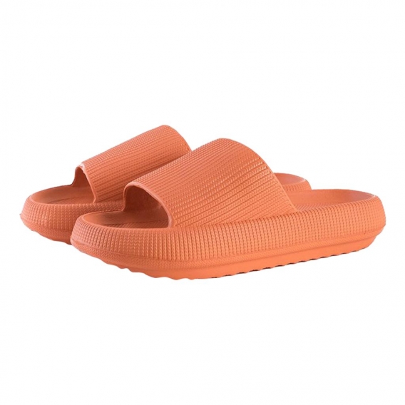 Super Weich Unisex Hause Hausschuhe Schuhe Non-slip Offene spitze Haus Dusche Sandalen EVA Hause Pantoffel Farbe Orange 42-43