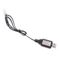 USB Stecker zu EL-2P Buchse Ladekabel 60cm Synchronisierungs-Kabel für RC Drohne Spielzeug ( Schwarz )