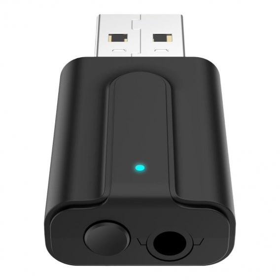 2 In 1 USB Bluetooth 5.0 Drahtloser Mini Dongle Adapter 3.5mm Für Windows10 8