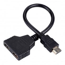 More about HDMI Anschluss HDMI Splitterkabel 1 Zu 2 Aus Ultra HD 1080P Unterstützt 4K Für DVD