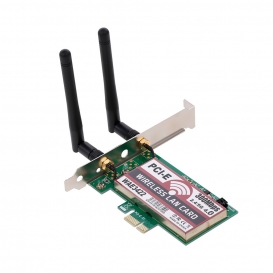 More about Wireless LAN-Karte BT Dual Band WiFi-Netzwerkkarte mit High-Gain-Antennen 300M PCI-E-Adapterkarte