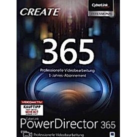 More about CyberLink PowerDirector 365 / 12 Monate, 1 DVD-ROM