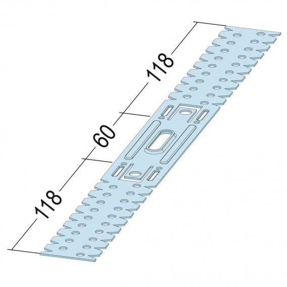 PROTEKTORWERK Direktabhänger flach für CD 60-27 (125 mm) - 6167