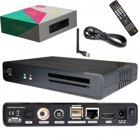 More about Qviart Lunix 4K UHD 2160p Linux E2 Combo Receiver DVB-S2X/C/T2 Wlan Stick