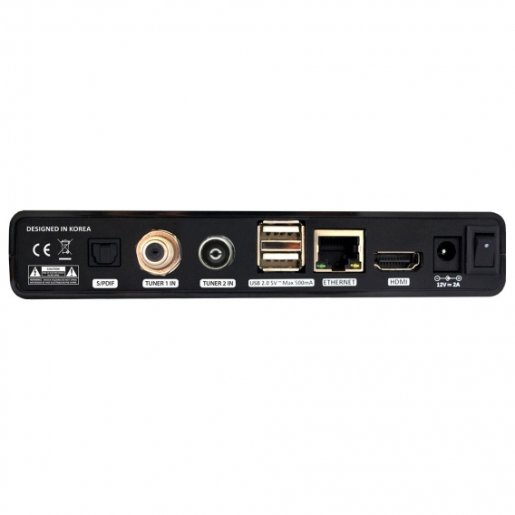 Qviart Lunix 4K UHD 2160p Linux E2 Combo Receiver DVB-S2X/C/T2 Wlan Stick