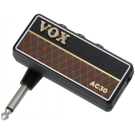 VOX amPlug 2 AC 30, Schwarz, Braun, 86 mm, 80 mm, 31 mm, 40 g