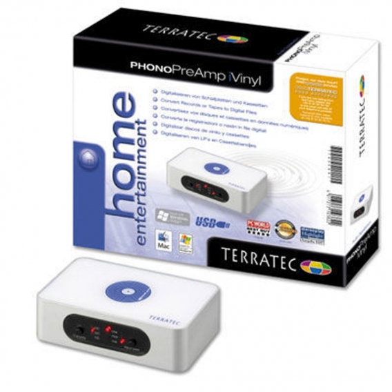 Terratec phonoPreAmp iVinyl, 654g, 9 cm, 5,4 cm