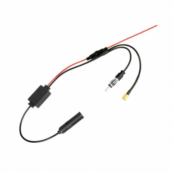 Universal DAB FM AM Auto Antenne Splitter Adapter Kabel Digital Radio Amplifier