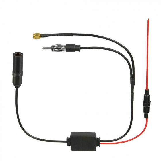 Universal DAB FM AM Auto Antenne Splitter Adapter Kabel Digital Radio Amplifier