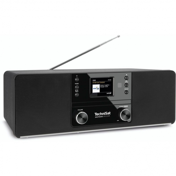 TechniSat DigitRadio 370 CD BT CD/Radio-System schwarz DAB+/UKW/RDS/CD/Bluetooth