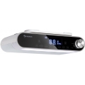 auna KR-130 - Küchenradio , Bluetooth Unterbau-Radio , UKW-Tuner , LED-Leuchte , wasserabweisendes Touch-Display , Eieruhr und D