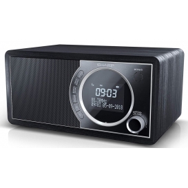 More about Sharp DR-450 Digital Radio, DAB / DAB+ / FM Radio / Bluetooth, 6 W in schwarz