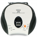 Lenco SCD-24 - tragbarer Radio CD-Player - CD-Radio - UKW Radio - Titel Speicher - 2 x 1,5 Watt RMS - Weiß