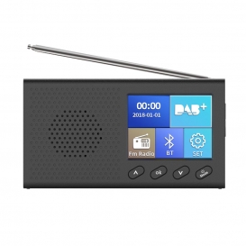 More about 2.4" Tragbares Digitalradio Radio DAB + FM bluetooth5.0 Musik Player LCD Display