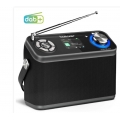 DAB/DAB+/FM Radio, bomaker tragbares Digitalradio mit Farb-Birdschirm und Bluetooth Bomaker