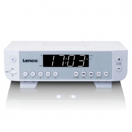 More about Lenco KCR-11WH Tragbares Radio mit LED-Beleuchtung und Timer