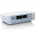 Lenco KCR-11WH Tragbares Radio mit LED-Beleuchtung und Timer