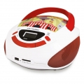 METRONIC Zirkus 477297 Kinder Pack Boombox CD Player und Uhrenradio Wecker mit Nachtlicht