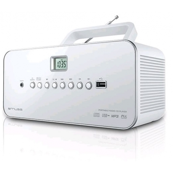 muse M-28RDW weiss CD-Radio MP3 PLL USB