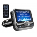 Bluetooth FM Transmitter,Bc32 Auto MP3-Karte Großbildschirm 7 Sprachen Unterstützungsordner Mit Fernbedienung Auto Bluetooth Pla