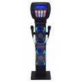 auna KaraBig - Karaoke Anlage, Karaoke Player, Karaoke Set, Turmlautsprecher, Bluetooth, 2 x Mikrofon, CD+G-Player, USB-Port, Au