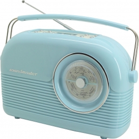 More about Soundmaster DAB450 DAB+/ UKW Retro Radio in verschiedenen Farben Farbe: Blau