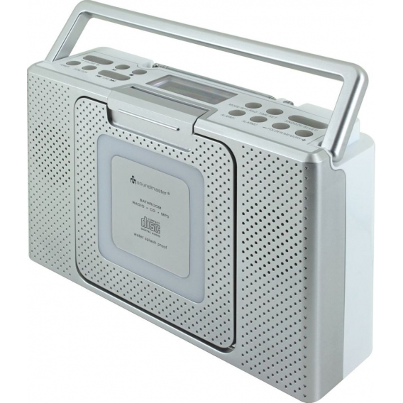 Soundmaster BCD480 Bad u. Küchen Radio mit CD u. MP3-Player, feuchtraumgeeignet