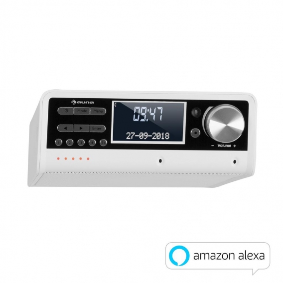 auna Intelligence DAB+ Küchenradio  , DAB+/FM Radio , Alexa Voice Service , SmartDevice: VoiceControl via Alexa , AppControl für