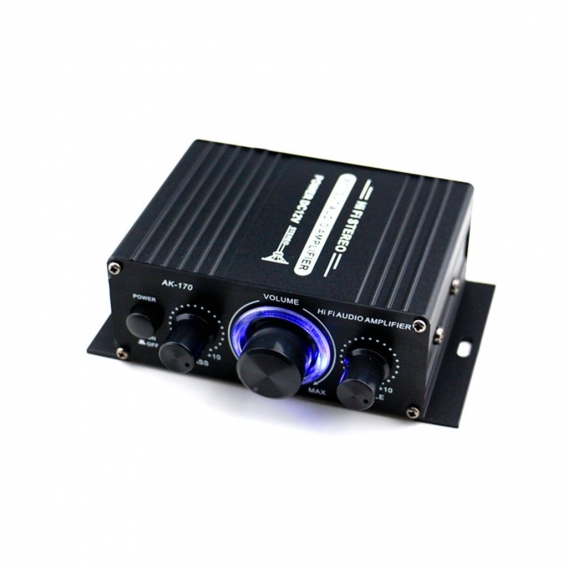 AK170 12 V Mini Audio Endverst?rker Digital Audio Receiver AMP Zweikanal 20 Watt + 20 Watt Bass H?hen Lautst?rkeregler fš¹r den 