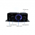 AK170 12 V Mini Audio Endverst?rker Digital Audio Receiver AMP Zweikanal 20 Watt + 20 Watt Bass H?hen Lautst?rkeregler fš¹r den 