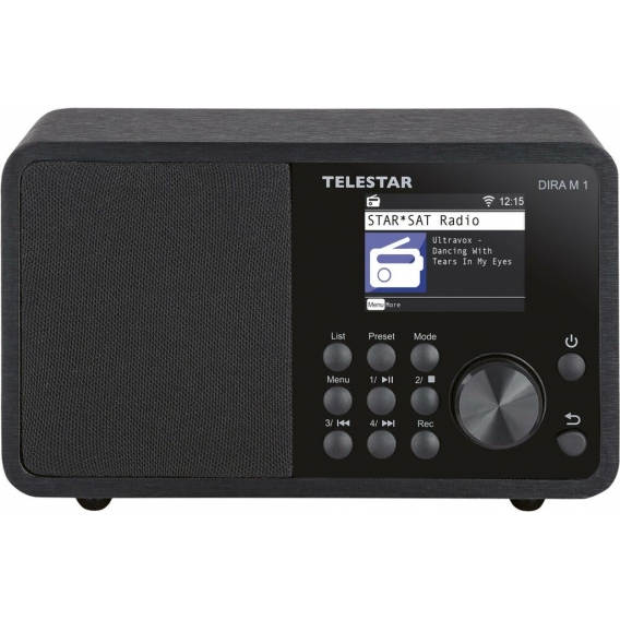 Telestar DIRA M1 Internetradio schwarz DAB+ USB Bluetooth WiFi Wecker