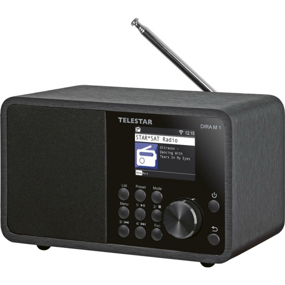 Telestar DIRA M1 Internetradio schwarz DAB+ USB Bluetooth WiFi Wecker