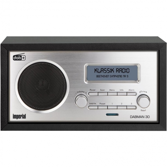 IMPERIAL Digitalradio Dabman 30 schwarz, für DAB+/DAB/UKW-Empfang